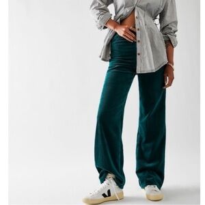 Rollas High Rise Wide Leg Corduroy Pants Size 28